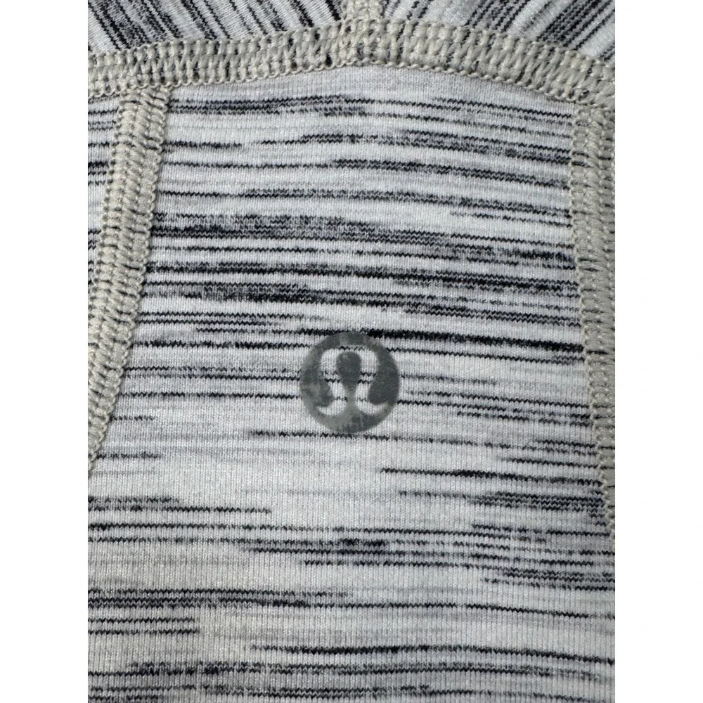 Lululemon Hustle‎ In Your Bustle Jacket Space Dye Camo White Silver Spoon RARE 4